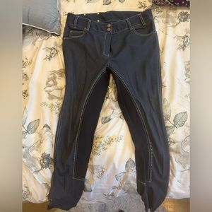 NWOT - Gersemi - Sunna Denim Breeches - Full Seat - Blue